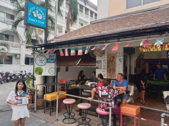 happy corner jomtien front view