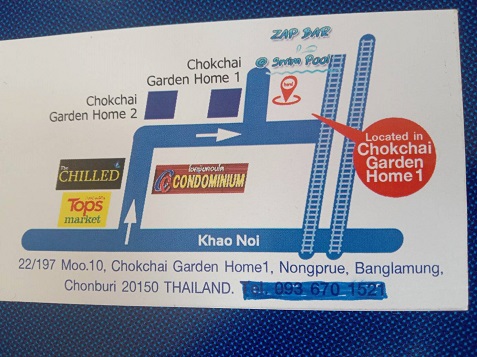 Chock Chai garden home 1, swimming pool animated map