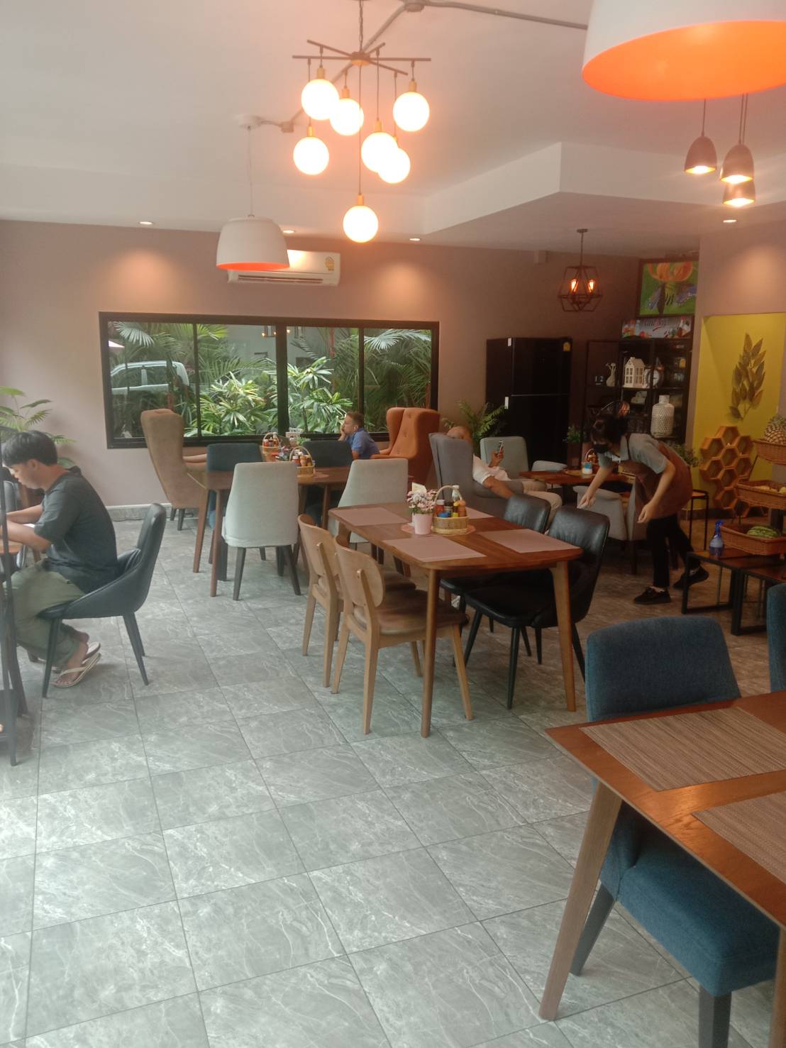 copper spoon dining room