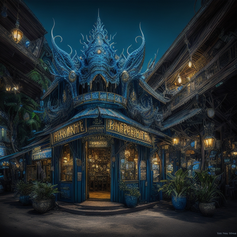 the Forgetmenot Bar ai custom art