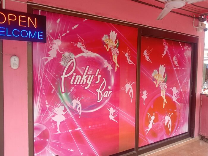 Pinky's Bar, Khao Talo Pattaya's Darkside, pinky entranche