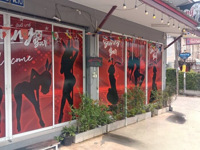 Bunny bar, Khao Talo Pattaya Darkside, bunny silhouettes