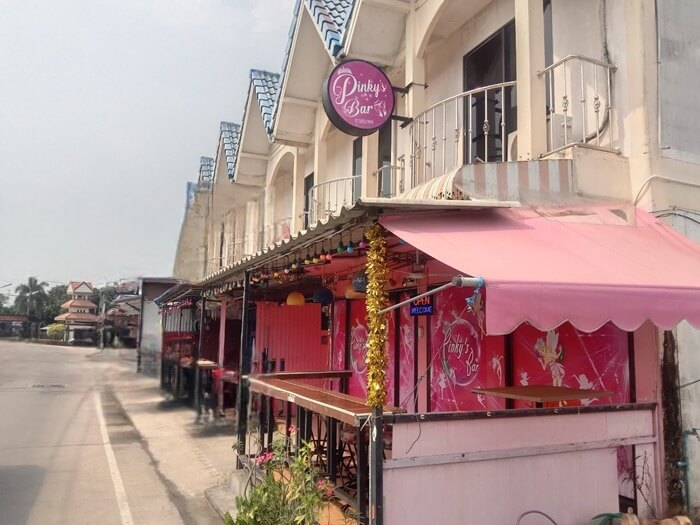 Pinky's Bar, Khao Talo Pattaya's Darkside, street view