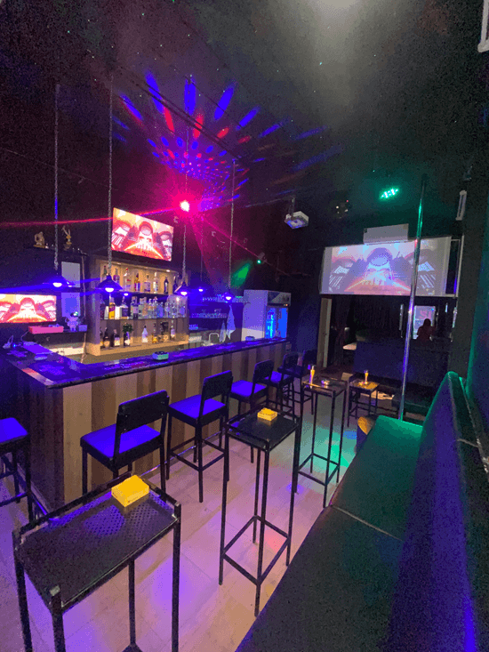 Secret Club Pattaya, bar view close up