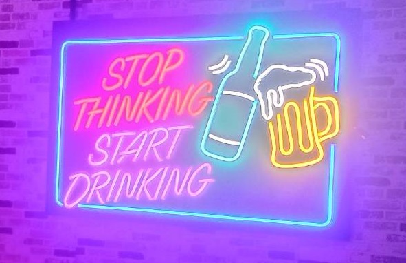 Diamond Bar Darkside, stop thinking, start drinking