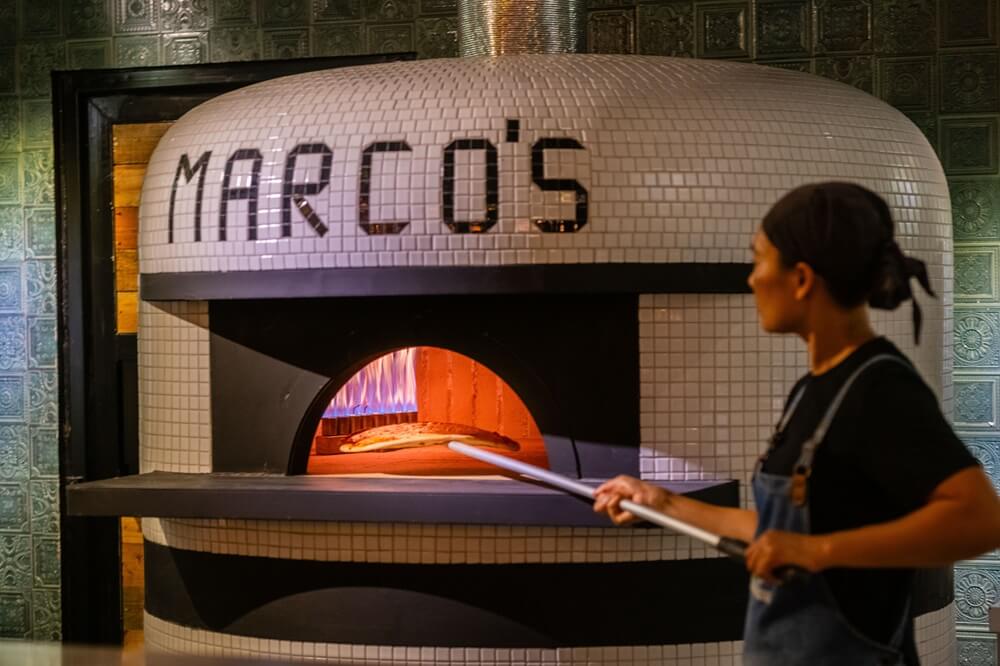 Marco's restaurant and pizzeria in Jomtien Pattaya, pizza oven