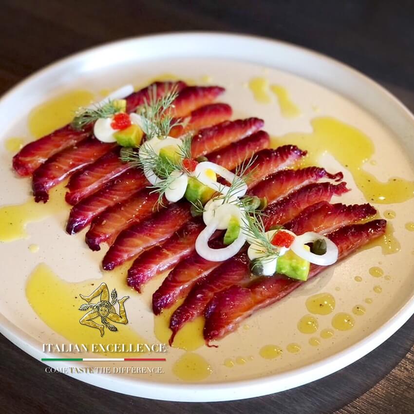 Sicily Italian restaurant, Maprachan lake Pattaya, golden braised fish