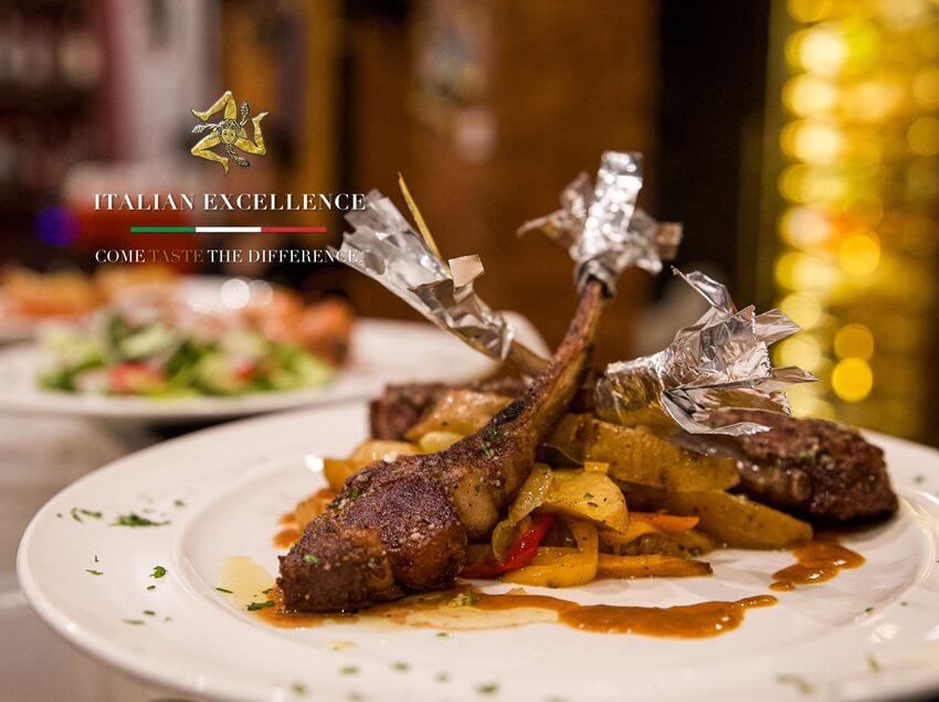 Sicily Italian restaurant, Maprachan lake Pattaya, delicious meats