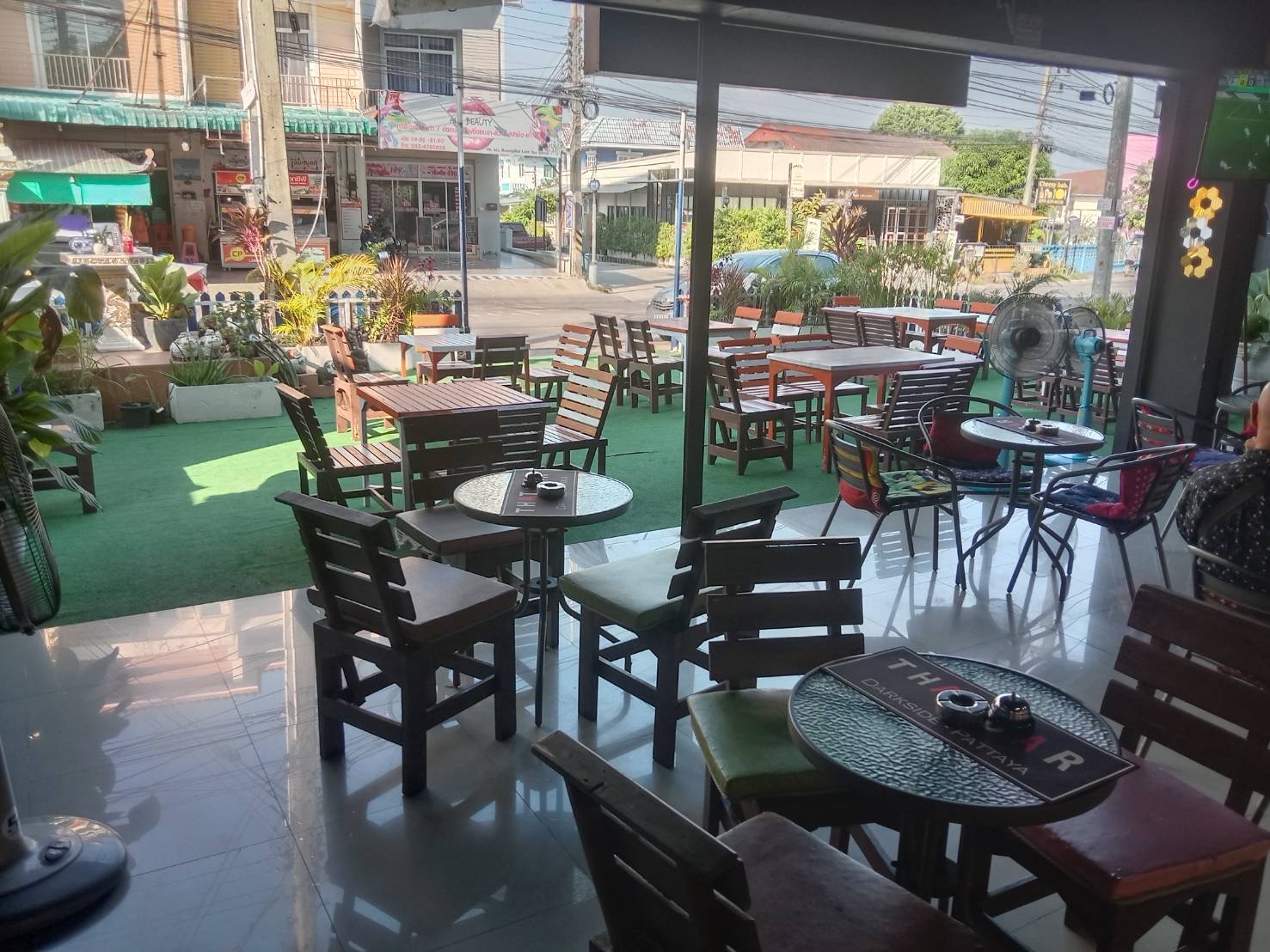 THAT BAR, Darkside, Pattaya, tables inside the bar