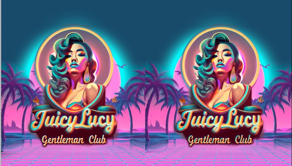 Juicy Lucy Gentlemen's Club, Soi Bongkoch, Pattaya, club front sign