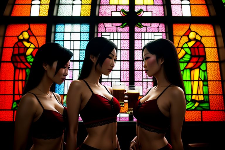 The Chapel, Gentlemen's Club, Pattaya, three lovely hostesses