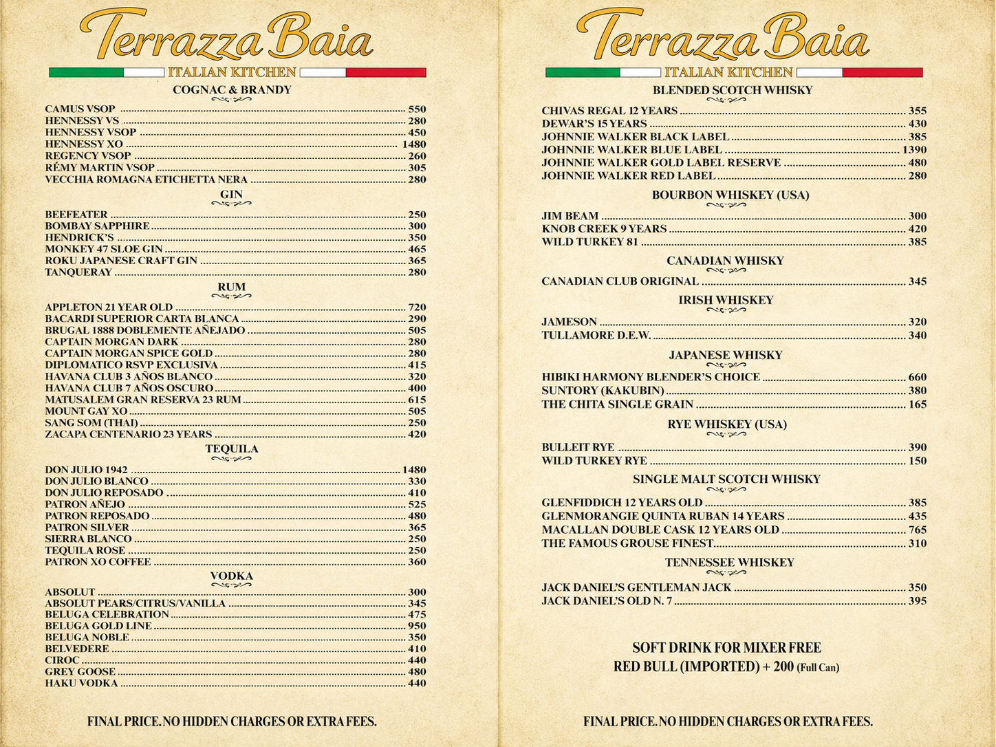 Terrazza Baia - Drinks menu - Page 3