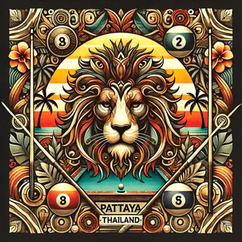 Lion of Peckham, Pattaya Thailand, custom ai art