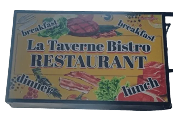 La Taverne  Bistro restaurant, Pattaya soi Khao Talo, sign