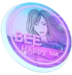 Bee Happy bar logo