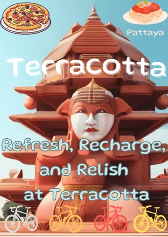 Terracotta restaurant & bike stop cafe in Pattaya, banner