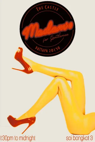 Madam's Club, Gentlemen Club, Pattaya, Soi Bongkoch 3, banner