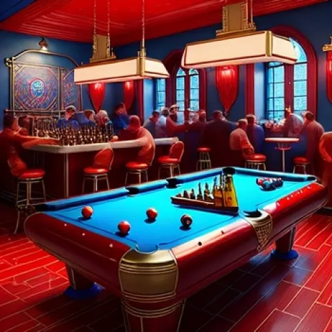 s bar pattaya with people custom ai art