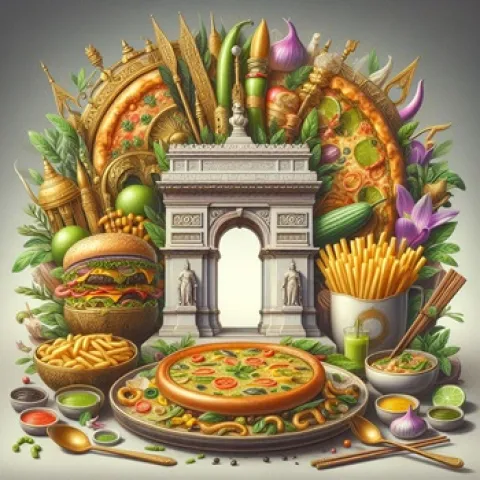 June's kitchen Thai and international kitchen central Pattaya, custom ai art for June's kitchen