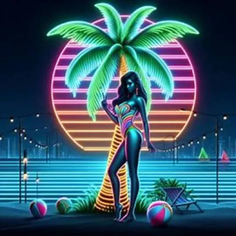 Malibu, top gentlemensclub pattaya, custom ai art