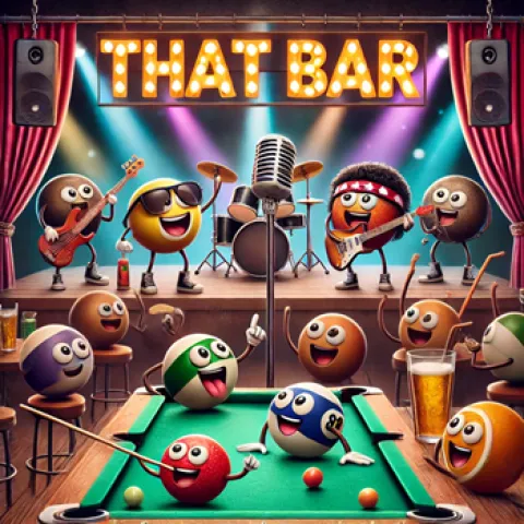 THAT BAR, Darkside, Pattaya, custom ai art