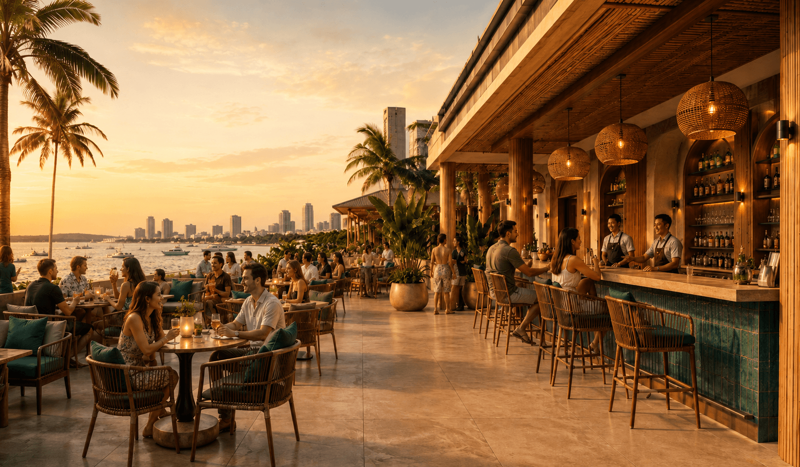 After promotion on PattayaBiz: the same Pattaya venue with more guests, warmer atmosphere and stronger business activity.